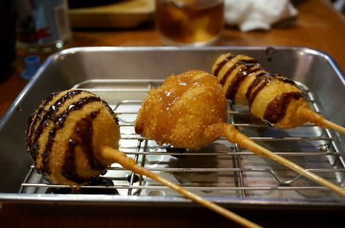 雪見だいふくが串かつに!新世界おやじの串やでは串カツだけでなくイタリアンやデザート串も楽しめます!