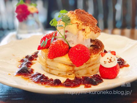Cafe Ange カフェアンジェ 【篠崎】 3月限定!春のティラミスパンケーキ