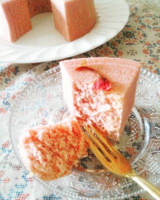 春スイーツは、さくらバウムクーヘンで決まり♪