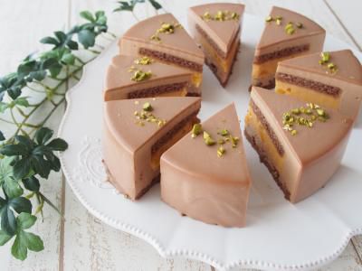 チョコレートのムースケーキ