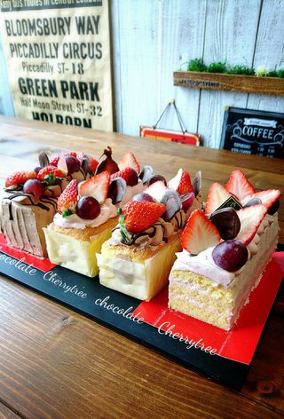 パウンドで焼いたケーキ
