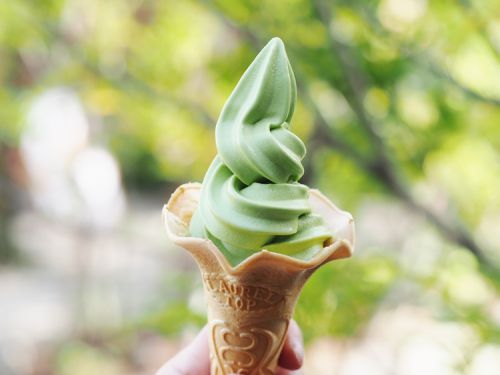パティシエエスコヤマでソフトクリーム「抹茶&ホワイトチョコレート」を堪能!ここでしか食べられない一品です