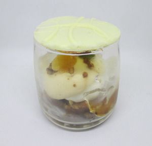 リエルグのドライフルーツのパンペルデュ バニラムースとクリームチーズ キルシュのジュレ★3