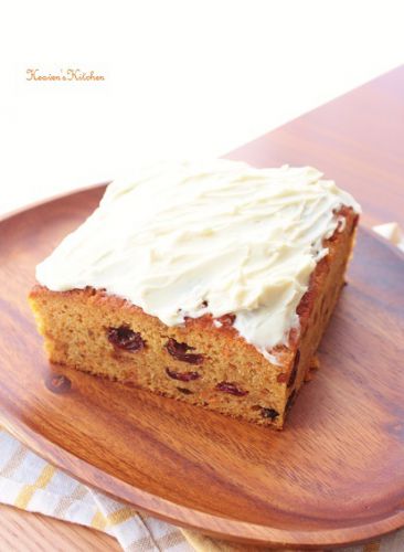 春にんじんのケーキ。