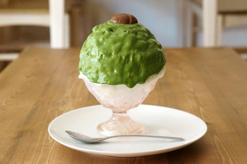 最高級のお茶がかき氷に!かき氷研究所の「玉露モンブラン氷」は茶葉の旨みが際立つ美味しさです!