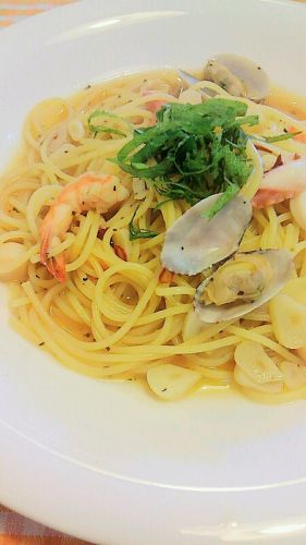 海鮮パスタと焼きプリン♪ピエロ