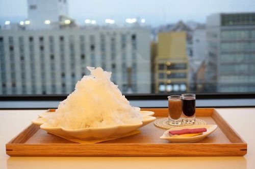 マールブランシュJR京都伊勢丹限定!白い山モンブランかき氷を堪能してきました!
