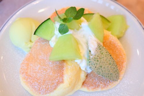 【自由が丘 】 FLIPPER'S フリッパーズ 自由ヶ丘店 奇跡のパンケーキ メロン