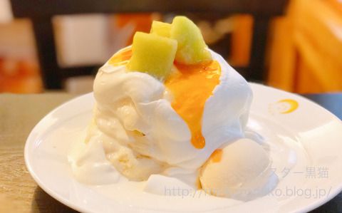 茶香 CHAKA 【北千住】 6月平日限定!メロンが乗った「そよ風パンケーキ」