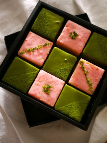 春の新作!スクエアケーキ。