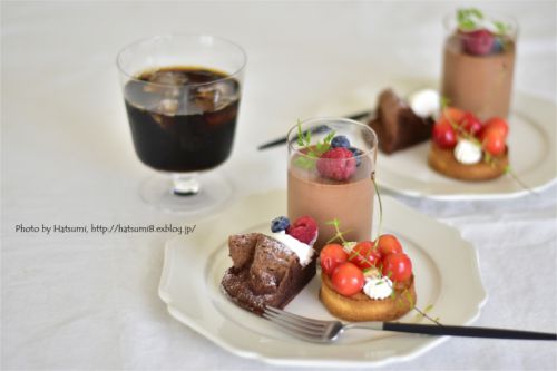 ようこそのスイーツプレート