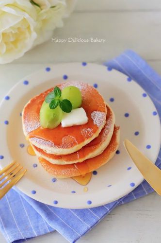 今日のふわふわパンケーキ♪