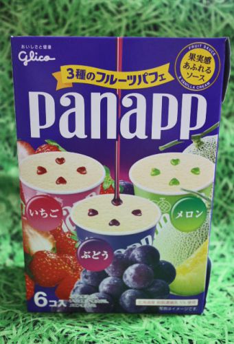 3種のフルーツパフェ パナップ【グリコアイス】