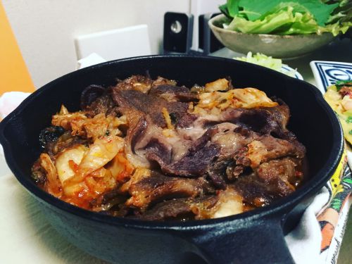 韓国料理とクレープと眼鏡