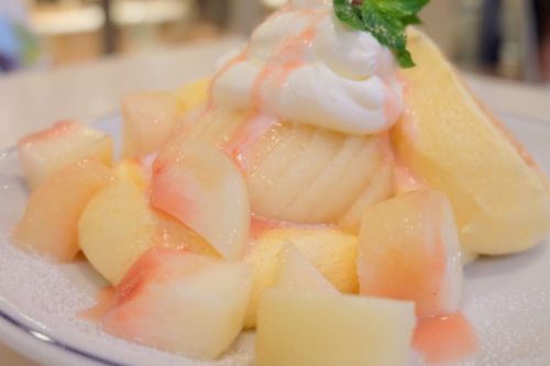 【自由が丘 】 FLIPPER'S フリッパーズ 自由ヶ丘店 11日間限定!奇跡のパンケーキ 白桃