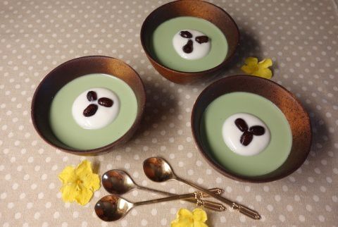 抹茶のプリン