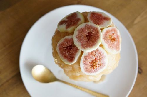 究極のイチジクスイーツ!農家直送!かき氷研究所の朝採りイチジク氷!