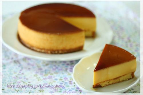 そういえば、のプリンケーキ。
