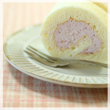 卵白のロールケーキ