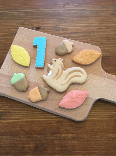 1歳のお誕生日クッキー