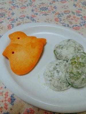 抹茶スノーボールクッキー作ってみませんか?
