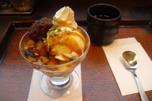 大戸屋 『かぼちゃのパフェ』