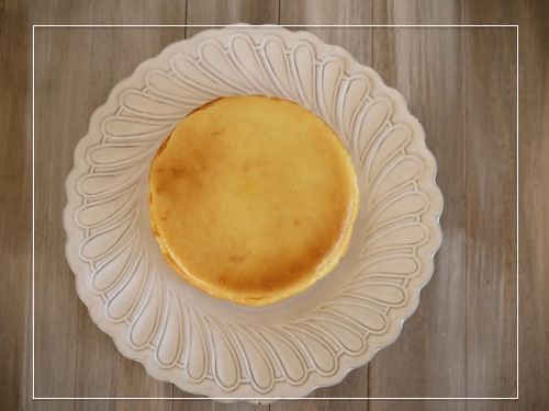 栗の渋皮煮入りチーズケーキ