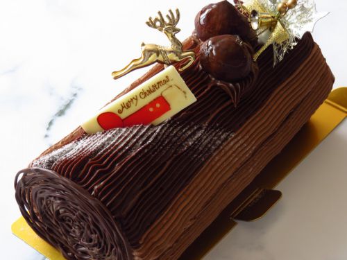 Xmasブッシュ・ド・ノエル & Xmasイチゴの生クリームケーキ