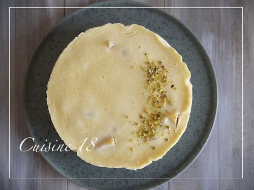 りんごと紅茶のチーズケーキ