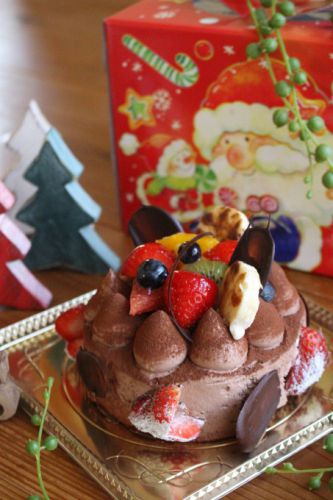 クリスマス チョコレートケーキ♪