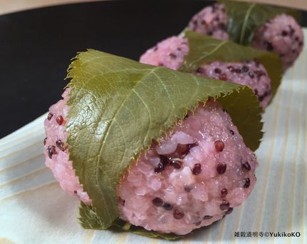 代々木上原/和のかし巡 雑穀桜餅とごま葛プリン、四角い巡