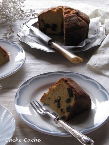 ストウブで♪ プルーンと紅茶のケーキ