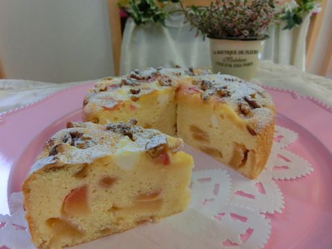 りんごとチーズのケーキ
