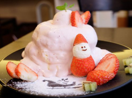 【北千住】茶香(ちゃか) 土日限定パンケーキ サンタパンケーキ