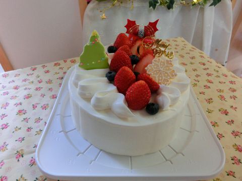 クリスマスイブのケーキ