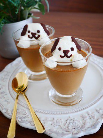 わんこーヒープリン♪