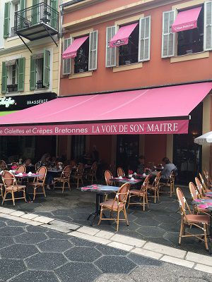 【フランス出張編】フランスニースの一番好きなクレープリーLa voix de son maitreでニースらしいクレープを。