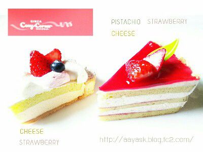 PISTACHIO LOVE(ピスタチオ愛)・苺とピスタチオのチーズショート&苺のチーズタルト@