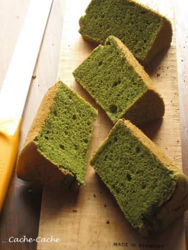 抹茶のシフォンケーキ♪