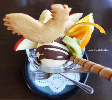 風見鶏でスイーツ