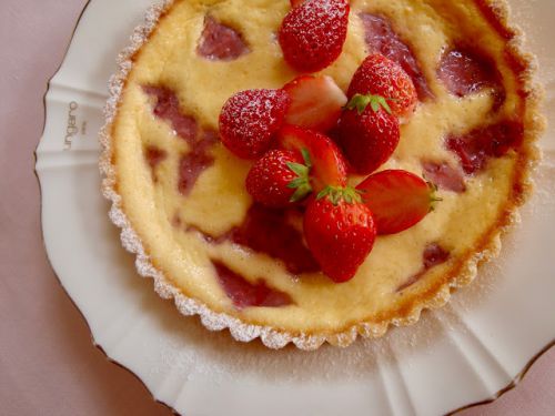 苺のチーズケーキ♡その2*タルト仕立て