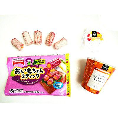 おいもちゃんスティック(北海道産牛乳使用・スイートポテト風スティックフライ)