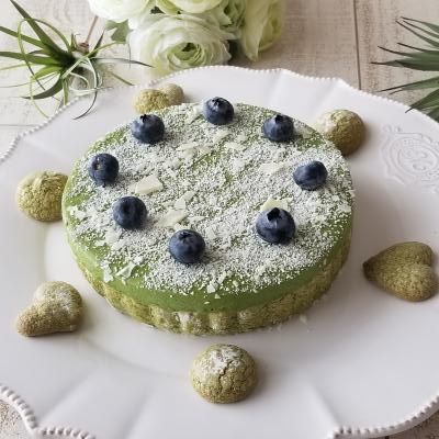 抹茶のケーキ