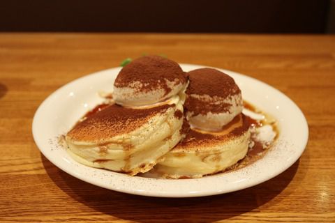 街の珈琲店 よこはま物語 【都筑ふれあいの丘】ティラミスパンケーキ