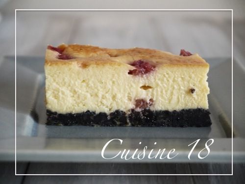 ラズベリーチーズケーキ