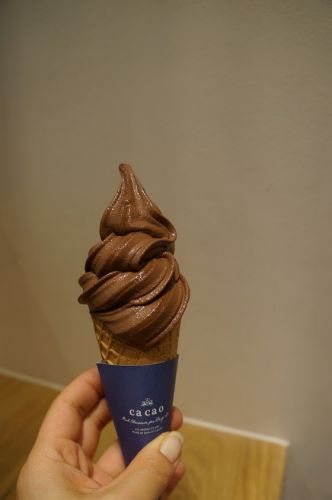 鎌倉・ca ca oの生チョコソフト & リッチ生チョコタルト♪