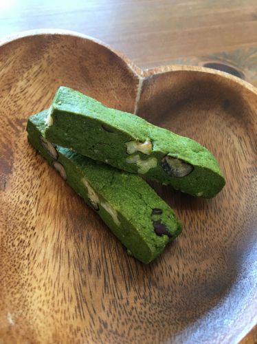 くるみとあずきの抹茶クッキー