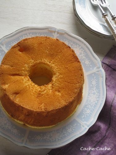 あんず入りヨーグルトシフォンケーキ♪