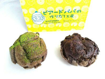 神降臨・かりんとシュークリーム&濃い抹茶シュークリーム