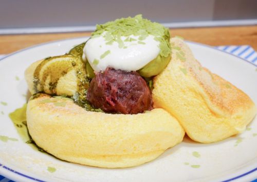 【香港】 Flipper's good time pancake フリッパーズ ハイサンプレイス店 奇跡のパンケーキ 抹茶あずき